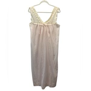 Vintage Dior Pink and Cream Chemise Size M